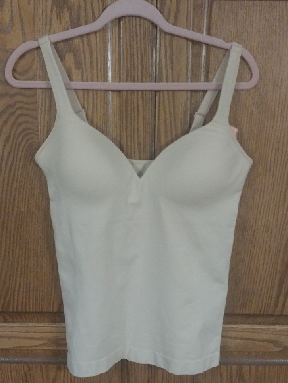 Shapermint Essenials NWT Sweetheart Shaper Cami Built-in Bra Size X-Large Nude